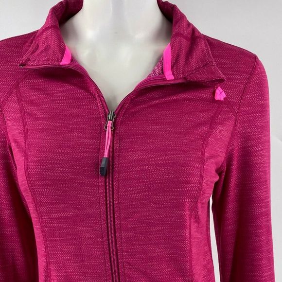 Tangerine Womens Athletic Jacket Sz Small Pink Zip - Picture 2 of 6